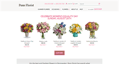 Desktop Screenshot of pennflorist.com